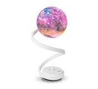 15cm Galaxy Lamp - USB Powered 3D-Printed LED Galaxy Light with Curved Stand, Touch Control, Ambient Lamp for Bedroom Décor & Gifts