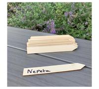 (15cm) Gardman Wooden Planting Point Stick Labels (20Pck)