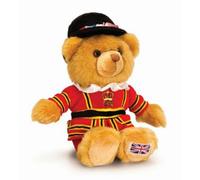 15Cm London Beefeater Bear Soft Plush By Keel Toys - Souvenir - Brown