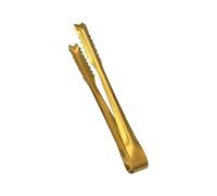 15cm Mini Gold-Plated Stainless Steel Sugar Ice Tongs for Tea Bar Kitchen