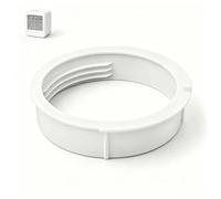 15cm Mobile Air Conditioner Exhaust Hose Connector(KY-35 15cm) | ABS Duct Interface Adapter for Portable AC Units, Replacement Baffle for Other Brands with 6" Outlet, White Gray