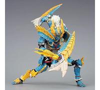 15cm Monster Hunter Rathalos Zinogre Figure PVC Statue Anime Figures Action Figure Model Collection Doll Decoration Toy Gift (Color : Green)