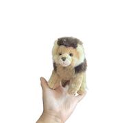 15cm Realistic Lion Cub Plush Toy, Soft Stuffed Animal, Safari Decor(Panthera leo)