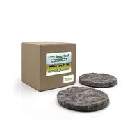 15cm Snug Hoof Wool Hoof Pads, 10-pack Natural Felt Padding for Horses | Wool Felt Hoof Pads for Horses, Absorb and Wick Moisture, Breathable, Washable and Reusable, Felt on a Jute Carrier