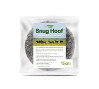 15cm Snug Hoof Wool Hoof Pads, 2-pack Natural Felt Padding for Horses | Absorbs Many Times Its Weight in Moisture, Wicks It Away and Stays Breathable, Washable and Reusable, Composts at End of Life
