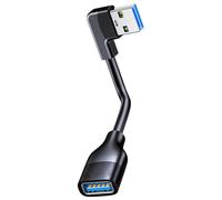15cm to 1m Right Angled USB3.0 Extender Line Fast Speed Data Cable Male to Female Connector Cord for Keyboards Data Transfer Wire