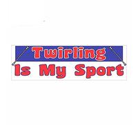 15cmx4.5cm for Twirling is My Sport Car Stickers Vinyl JDM Waterproof RV