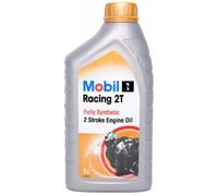 Mobil 1 Racing 2T Fully Synthetic 2 Stroke Motorcycle Engine Oil 1L 1 Litre