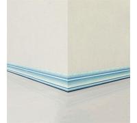 15ft Flexible Molding Trim 3D Wall Edging Strip Self Adhesive, Crown Molding Ceiling Molding Peel Off & Stick, Baseboard Foam Wall Trim Wallpaper Border for Mirror Edge Home Decor(Color:Blue)