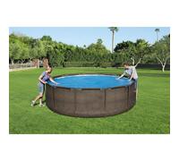 (15Ft Pool Cover (Steel Pool)) Solar Pool Cover for 8, 10, 12 & 15ft Fast Set Inflatable Paddling Swimming Pool