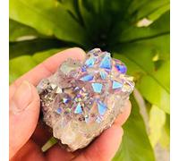15g-100g Mini Size Natural Aura Crystal Cluster Stone 1pc Feng Shui Decoration Crystal Specimen (Color : 1pc 66g-75g)