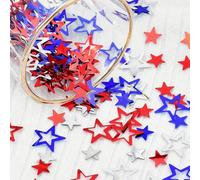 15g Colorful Star Confetti,Plastic Metallic Foil Stars Confetti for Party Table Scatters Party Festival Supplies
