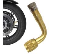 15g Tire Valve Extension Pole - Stem Adapter, Air Extender | 90-Degree Bend Connector, Portable Inflation Tool for Bikes, Motorcycles, Scooter Wheels, Easy Pump Access, Practical Garage Maintenance