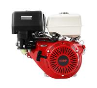 15HP 4-Stroke Petrol Engine, Go-kart Engine 420CC Manual Starter Motor, With Air-Cooled System/Silencer Large Fuel Tank For water pumps, generators, pressure washers