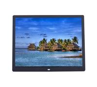 15In HD Digital Photo Frame Electronic Photo Album Advertising Display with Remote Control for Store Promotion Office(Black)