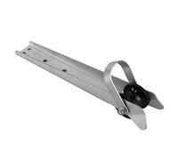 15in Roller for Boats, Stainless Steel Marine Bow Roller, 304 SS Anti - Docking Roller with Flared Mounting Tips, for Small Boats and Yachts