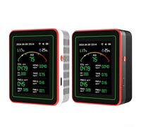 15in1 for Smart Air Quality Monitor Air Quality Tester Real Time For Home And Office,view live data, analyze trends over time, enhancing your ability to manage air quality effectively(black)
