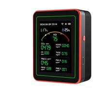 15in1 for Smart Air Quality Monitor Air Quality Tester Real Time For Home And Office,view live data, analyze trends over time, enhancing your ability to manage air quality effectively(White)
