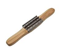 15Inch Buffing Wheel Rake for Compound Cleaning,Removing Residual Compounds and Metal,Rake Steel Polishing Wooden Handle