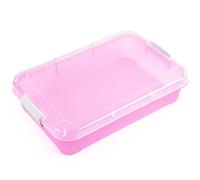 15Inch Portable Sensory Bin Play Tray with Lid, Fill with Water, Sand, Beads and More