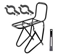 15kg Capacity Bicycle Front Shelf Mountain Bike Luggage Rack Adjustable Lightweight Cycling Panniers Bicycle Luggage