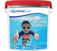 15Kg Deep Blue Pro Rapid Shock Chlorine Granules Quick Acting For Hot Tubs, Spas And Swimming Pools