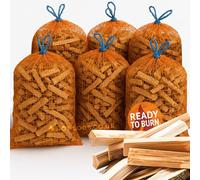 15KG Kiln Dried Kindling Wood - Large Box, Natural Firelighters For Woodburning Stove, Log Burner, Open Fire Pit, Camping BBQ Pizza Oven. Fire Starters Ready To Burn (15kg)