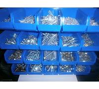 15kg M6,M8,M10 & M12 Nut, Bolt and Washer Assortment (8.8 Grade) with 20 Lin Bins and Wallplate, 2000+ Pieces, FREE Tin Cadburys Roses with this item till Christmas !!!