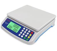 15kg x 1g Electronic Computing Scale, MOCCO LCD Digital Commercial Food Produce Scales 33LB Capacity with Batteries for Meat Weighting Kitchen Stores Restaurant Market