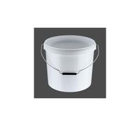 (15L, 10) Plastic Bucket Pail + Handle + Lid - Food Grade BPA Free Multi-use Fermentation Feed Dry Wet Food Liquids Chemicals Hydroponics Storage Container
