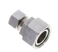 15L & 28L Stainless Steel Straight Cutting Fitting with Swivel 160 bar FKM O-ring Sealing Cone ISO 8434-1