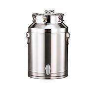 15L 304 Stainless Steel Fermenter with Airlock - Home Brewing Equipment for Beer and Wine Fermentation, Durable Fermenting Bucket, 25x36CM Food Safe Storage