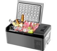15L Car Refrigerator Portable Electric Cool Box Mini Fridge Camping Travel And Outdoor Use Lightweight Thermoelectric Cooler With Handle For Food Drink Storage Compact Design For Road Trip Or Picnic