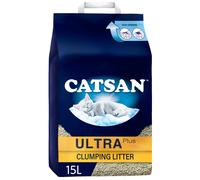 15L Catsan Ultra Clumping Odour Control Cat Litter 15 Litres (3x5L) Kitten