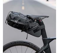15L Expandable Bicycle Trunk Bag for Long Rides(12L+bracket) | waterproof polyester, 12L volume, fits 10 bottles, secure strap fasteners, ideal for rain