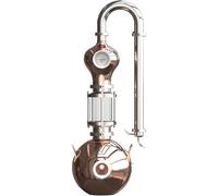 15L Liters Copper Alembic Still, Home Brewing Alembic Still, Professional Multifunctional Distiller with Thermometer, for Home Brewing, Whiskey, Moonshine, Essential Oils, Hydrosols