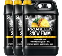 15L of Pro-Kleen Professional Snow Foam with Wax - Pineapple Fragrance - Super Thick Foam - Suitable for all Car Exteriors & Lances