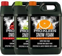 15L of Pro-Kleen Snow Foam with Wax Apple, Cherry and Orange - Super Thick & Non-Caustic Foam - Extremely Powerful & Easy To Use