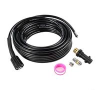 15m/20m Pressure Washer Hose with Flexible Nozzle for Karcher Models K2 to, Built for Tough Cleaning Tasks (15m)