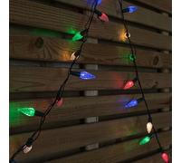 15m 300 LED Multi-Action Pine Cone Christmas Lights in Multi-Coloured
