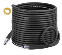 15M/49FT High Pressure Washer Replacement Hose for Bosch AQT Series Domestic Pressure Washers Bosch Aquatak, Accessories Extension Water Clean Pipe, Click Type Plug Quick Connector SDS Fittings