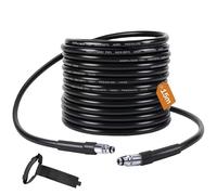 15M/50FT High Pressure Washer Replacement Hose,Compatible with Bosch AQT Series Domestic Pressure Washers Bosch Aquatak,Hose Drain Cleaning kit with Click-Type Plug Quick Connector SDS Fittings