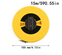 (15m/590.55in) 10/15/20/30/50M Tape Measure Round Fiberglass Leather Measure Woodworking Tools