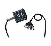 15m Adam Hall Multicore Stage Box 8x Female XLR to 8x Male XLR