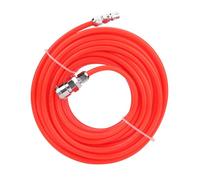 15M Air Compressor Hose with Asian (Nitto) Style Quick Connectors, 5x8mm High Pressure EVA Flexible Air Line Pneumatic Extension Pipe for Garage, Workshop & Tyre Inflation