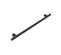 15m Black Wrought IronRailing Antislip Industrial Handrail for Indoor/Outdoor Use Supports 440 LB Load Capacity Square Design