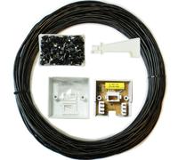 15M BT Extension Outdoor External Cable Lead Kit Telephone Line Phone Broadband