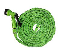 15m Garden Expandable Hose | Lightweight Expanding Flexible 7 Function Spray Gun | for Washing Car , Windows, Patio & Garden Watering