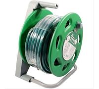 15m Garden Hose Pipe Reel - Lightweight & Portable | Prevents Twisting, Free Standing, Mobile Hose Reels for Home, Patio, Deck, Yard, Garden, Driveway | Stable, Sturdy Hose Guide