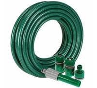 Kingfisher Garden Hose and Spray Nozzle Set - 15M